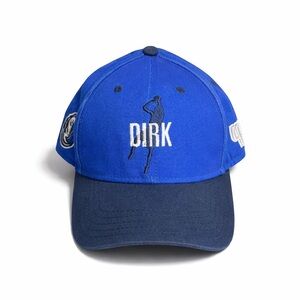 Dallas Mavericks "Dirk" cap featuring a silhouette of Dirk Nowitzki